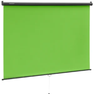 Zielone tło fotograficzne rozwijane na ścianę sufit GREEN SCREEN 84'' 206 x 181 cm