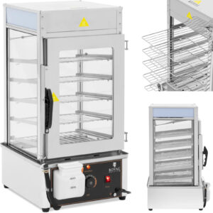 Parowar parowiec do pierogów 5 rusztów 30-110C 37 l 1250 W