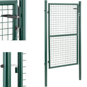 Brama furtka wejściowa ogrodowa ze stali 107.5 x 196 cm